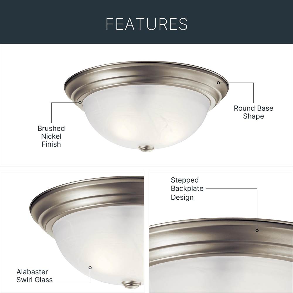Kichler Lighting  Flush Mount 3lt