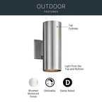 Kichler Lighting  Indoor/outdoor Wall 2lt
