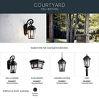 Kichler Lighting 9034BKT Textured Black Outdoor Wall 3lt Image 2