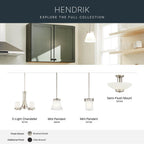 Kichler Lighting 3475NI Brushed Nickel Mini Pendant 1lt Image 3