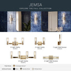Kichler Lighting 55168CPZ Champagne Bronze Vanity 3lt Image 2