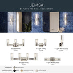 Kichler Lighting 55165NI Brushed Nickel Wall Sconce 1lt Image 2