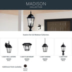 Kichler Lighting 9956BK Black Outdoor Post Mt 1lt Image 3