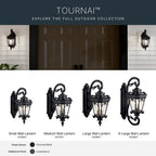 Kichler Lighting 9358BKT Textured Black Outdoor Wall 3lt Image 3