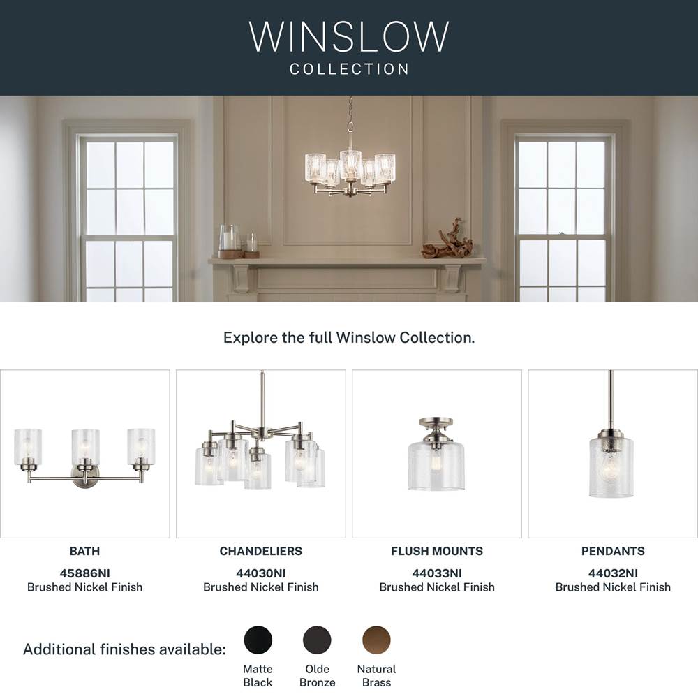 Kichler Lighting 45885NI Brushed Nickel Bath 2lt Image 2