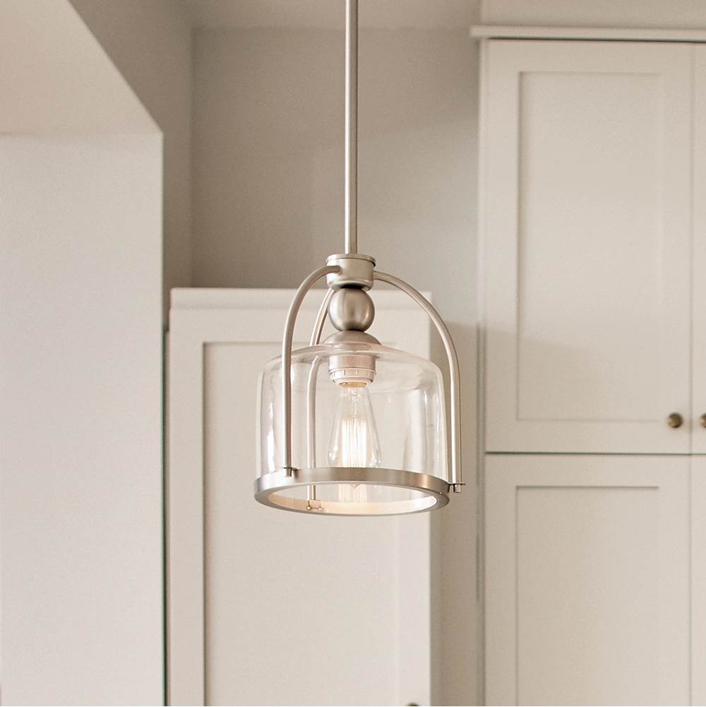 Kichler Lighting 42798NI Brushed Nickel Mini Pendant 1lt Image 1
