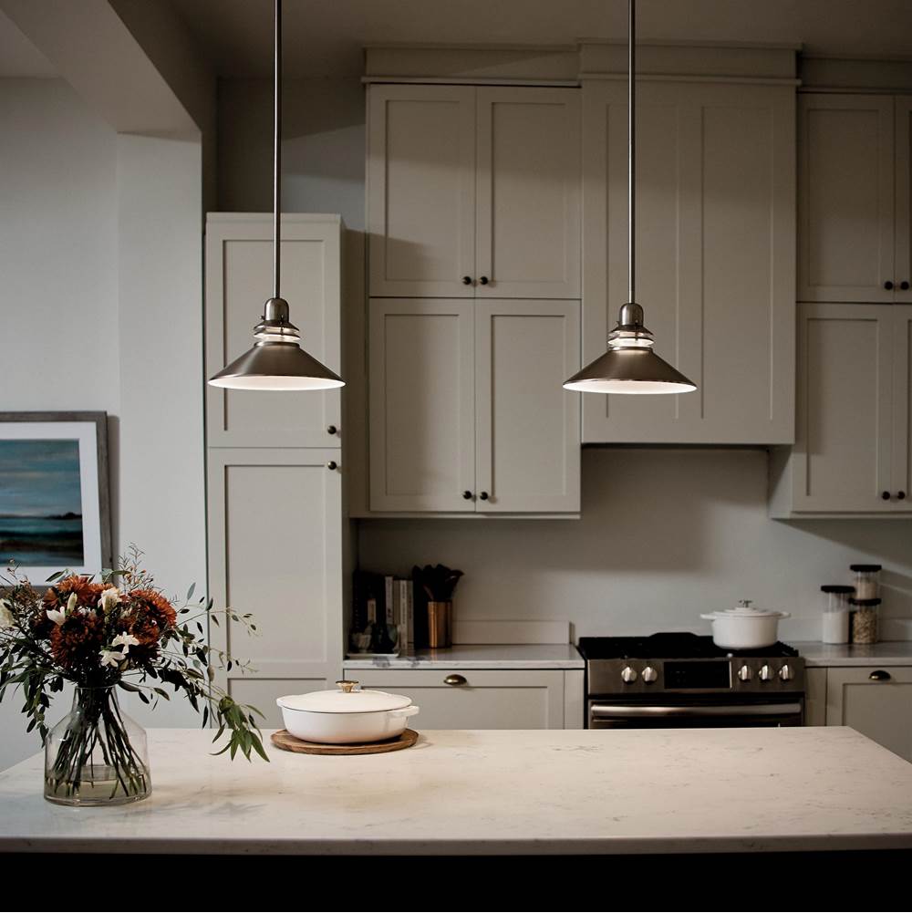 Kichler Lighting 2714NI Brushed Nickel Mini Pendant 1lt Image 4