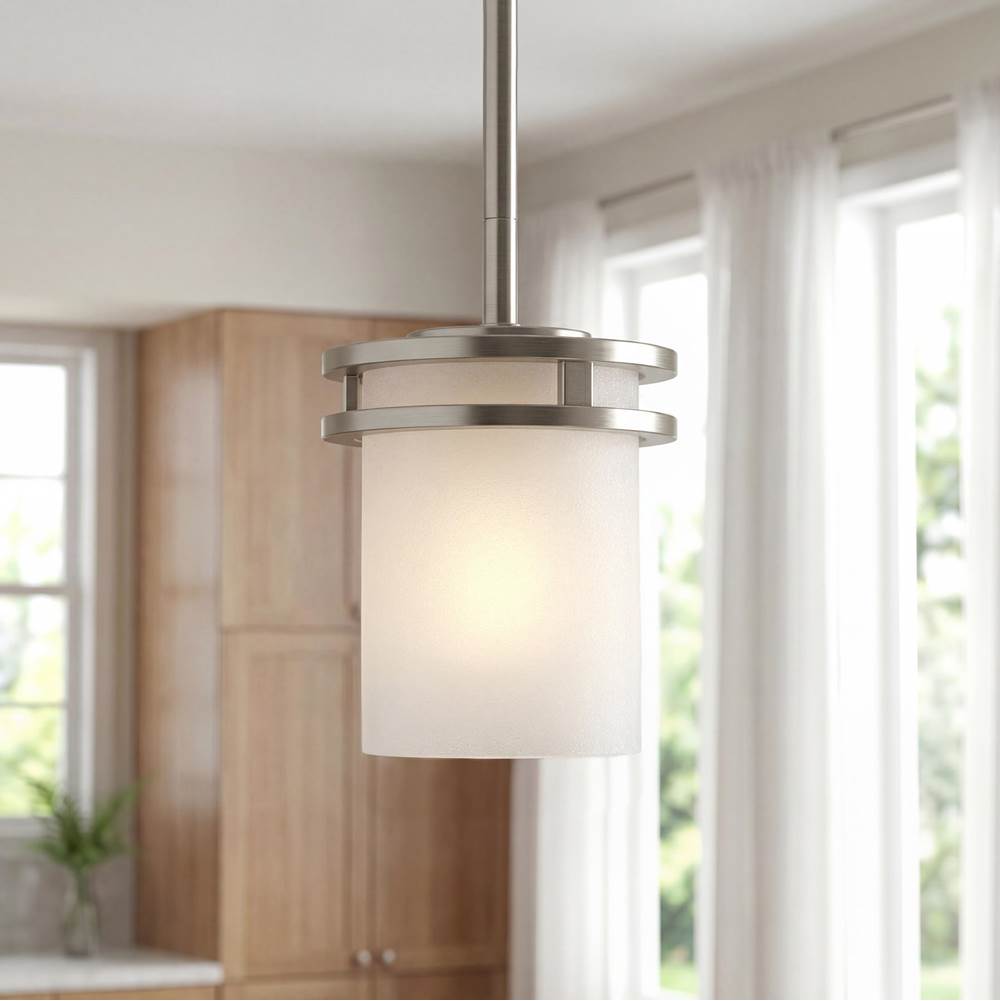 Kichler Lighting 3475NI Brushed Nickel Mini Pendant 1lt Image 1