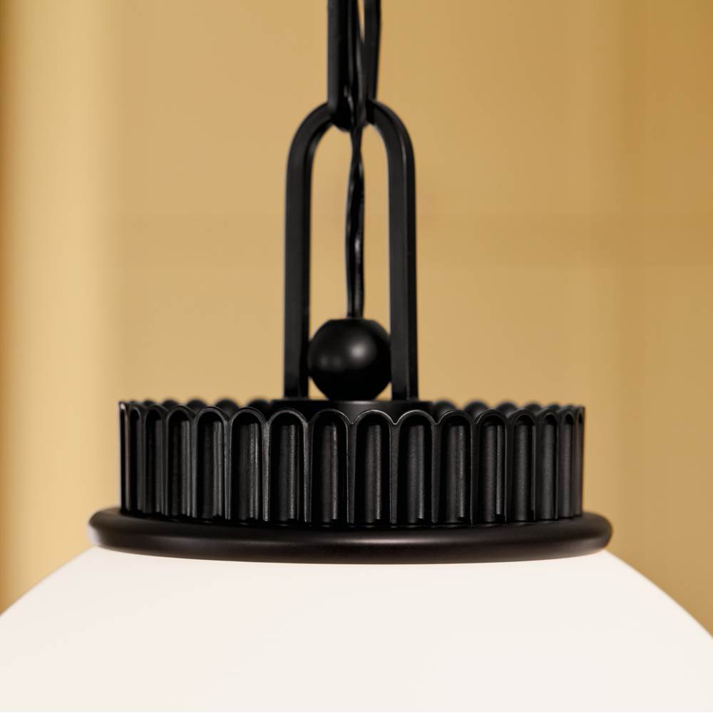 Kichler Lighting 52866BK Black Pendant 1lt Image 4