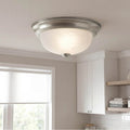 Kichler Lighting 8108NI Brushed Nickel Flush Mount 2lt Image 1