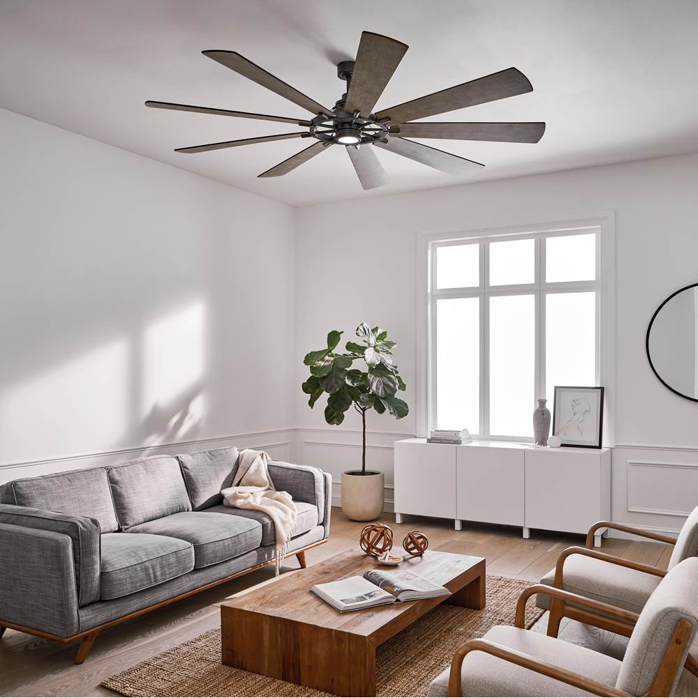 Kichler Lighting 300285AVI Anvil Iron 85 Inch Gentry Xl Fan Led Image 4