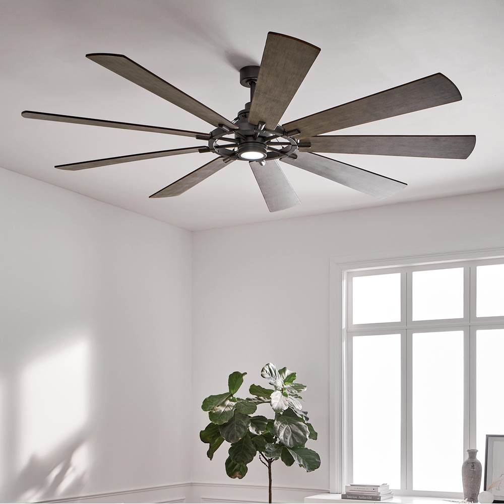 Kichler Lighting 300285AVI Anvil Iron 85 Inch Gentry Xl Fan Led Image 1
