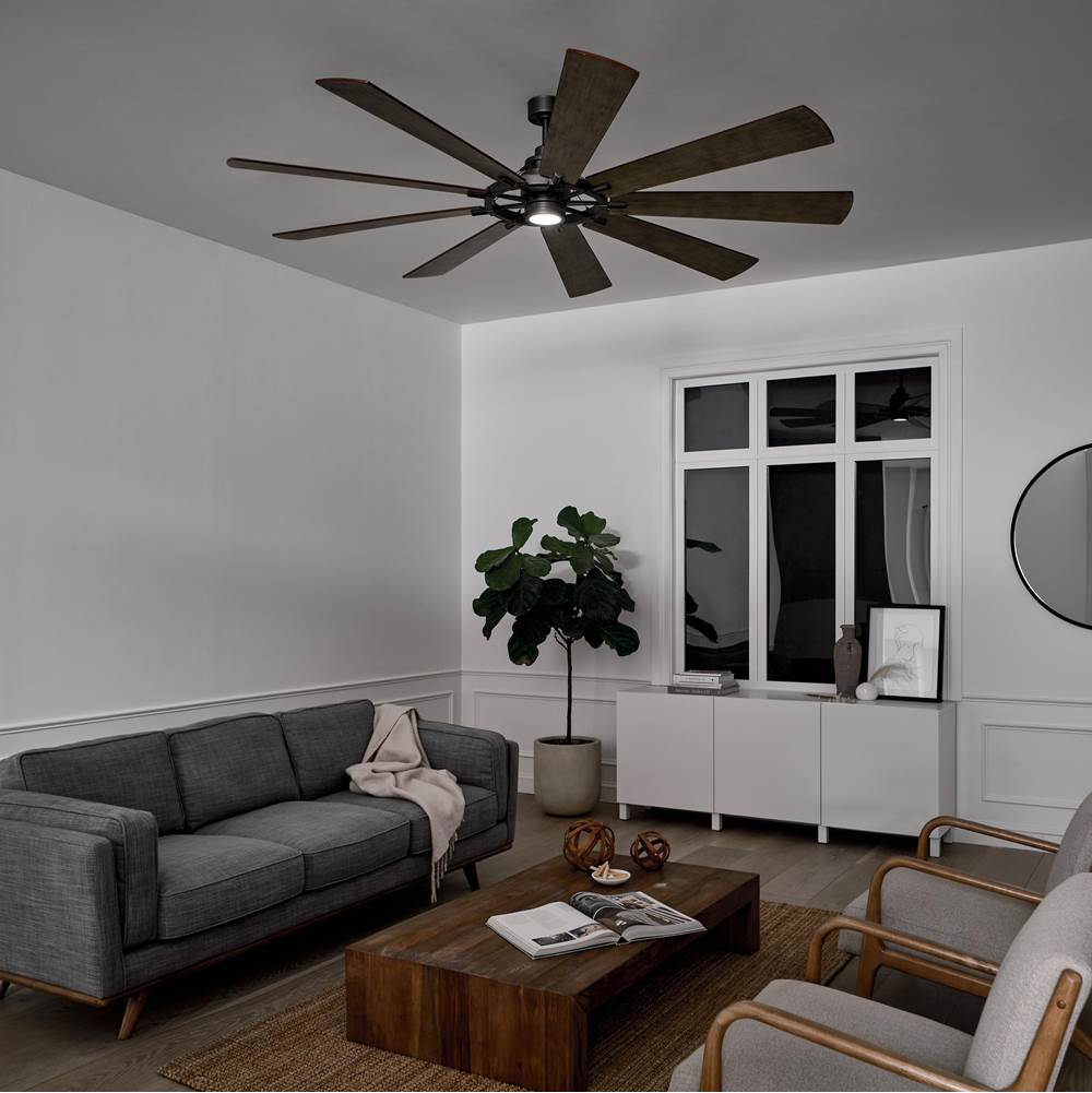 Kichler Lighting 300285AVI Anvil Iron 85 Inch Gentry Xl Fan Led Image 3