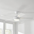 Kichler Lighting 330174MWH Matte White 52 Inch Starkk Fan Led Image 1