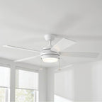 Kichler Lighting 330174MWH Matte White 52 Inch Starkk Fan Led Image 1