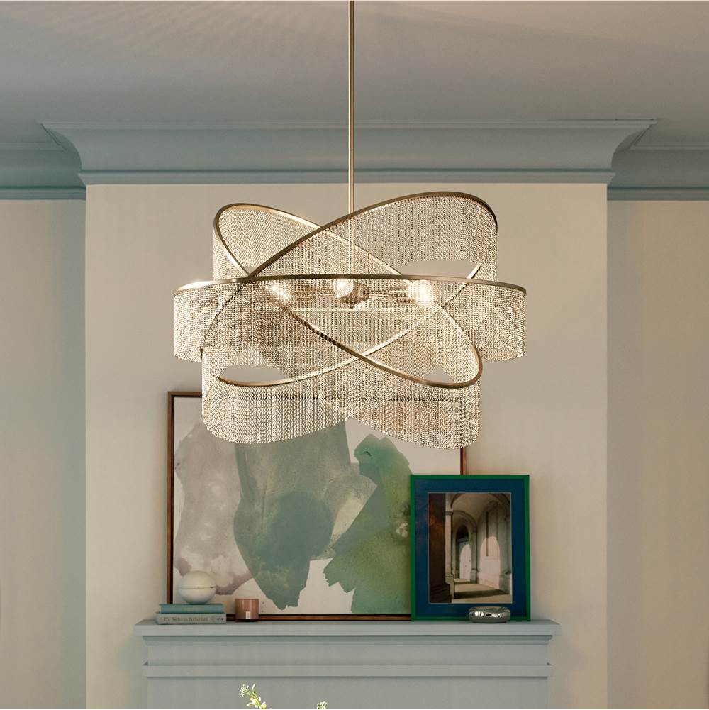 Kichler Lighting 52824CPZ Champagne Bronze Chandelier 6lt Image 7