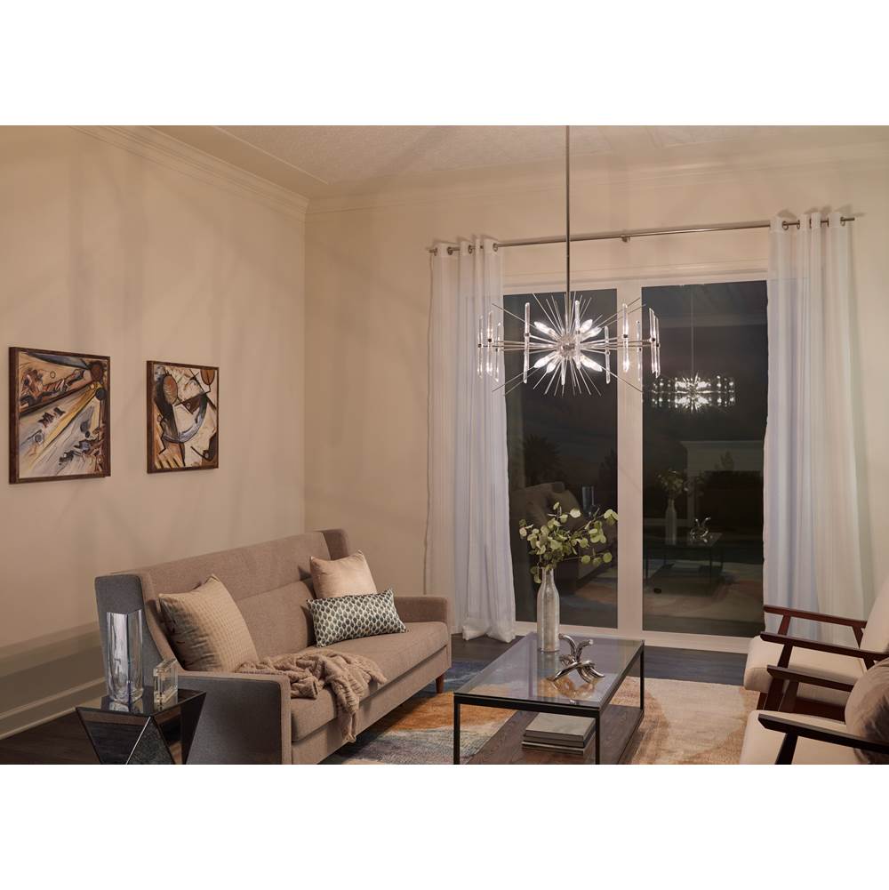 Kichler Lighting 44276PN Polished Nickel Chandelier 8lt Image 2