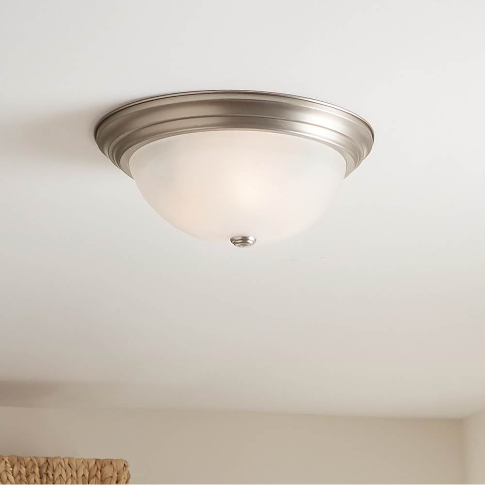 Kichler Lighting 8110NI Brushed Nickel Flush Mount 3lt Image 1