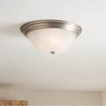 Kichler Lighting 8110NI Brushed Nickel Flush Mount 3lt Image 1