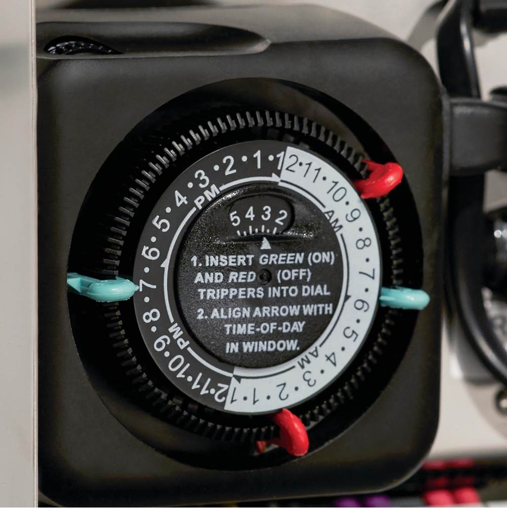 Kichler Lighting 15557BK Black Material Outdoor Enclosure Timer Image 1