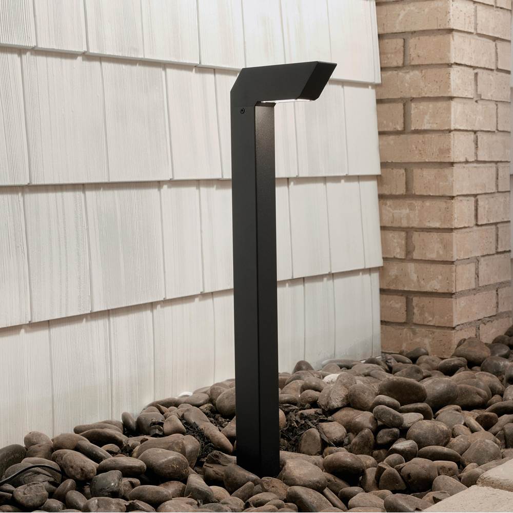 Kichler Lighting 15846BKT Textured Black Right Angle Path Light Image 5