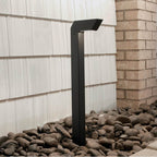 Kichler Lighting 15846BKT Textured Black Right Angle Path Light Image 5