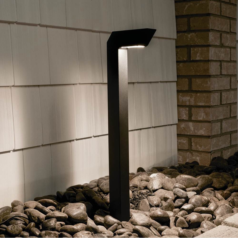 Kichler Lighting 15846BKT Textured Black Right Angle Path Light Image 4