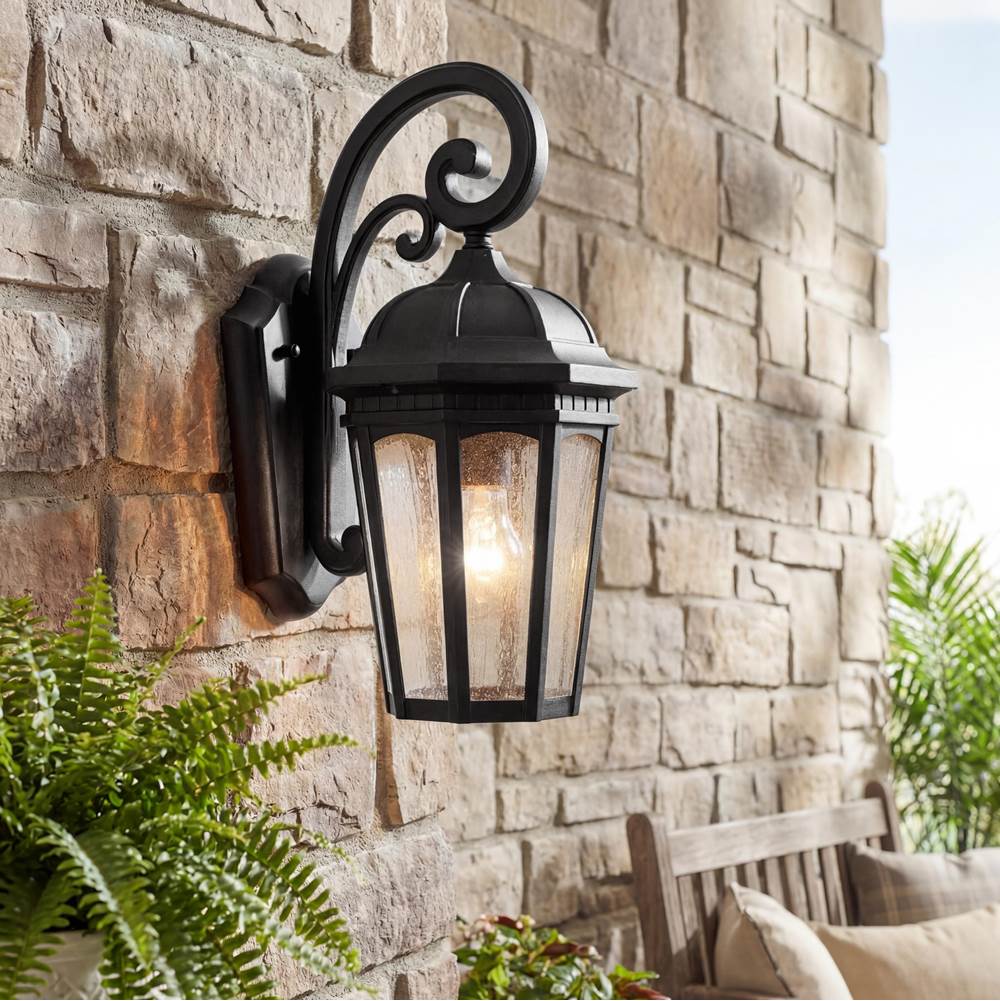 Kichler Lighting 9033BKT Textured Black Outdoor Wall 1lt Image 1