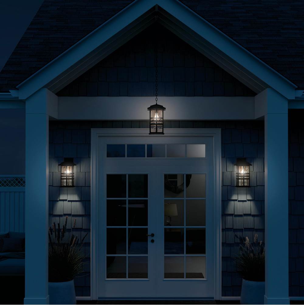 Kichler Lighting 49831BKT Textured Black Outdoor Wall 1lt Image 4