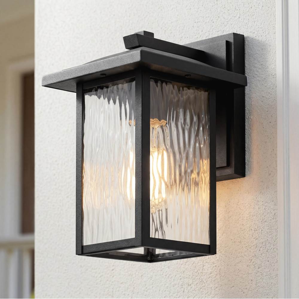 Kichler Lighting 49924BKT Textured Black Outdoor Wall 1lt Image 1