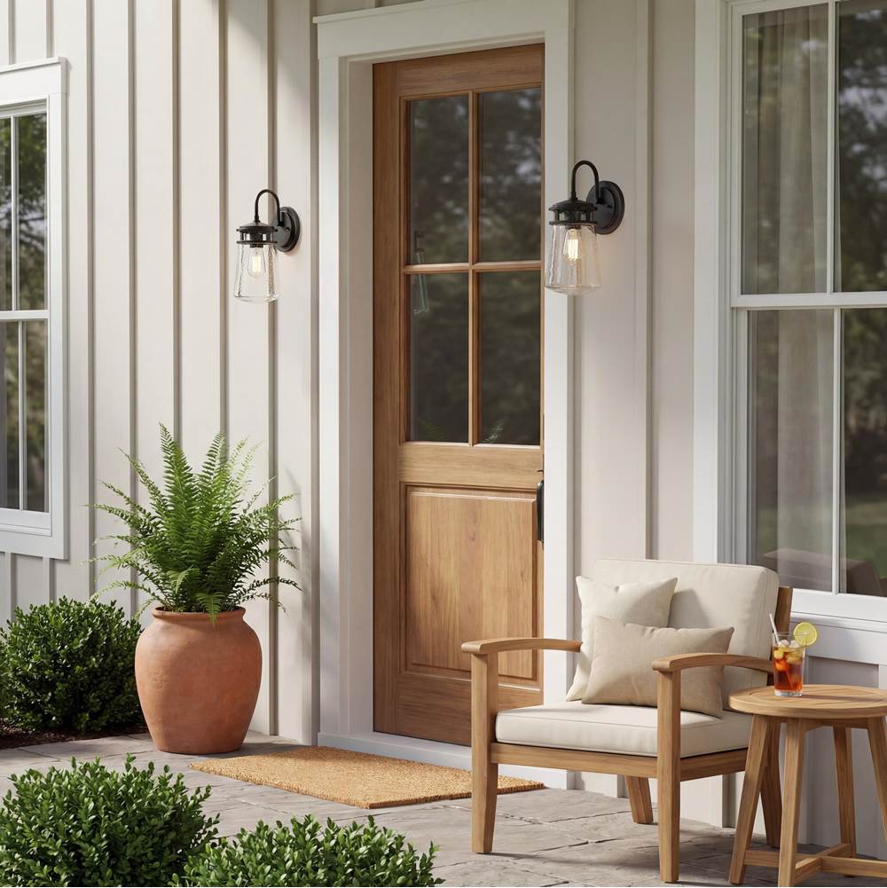 Kichler Lighting 49445AZ Architectural Bronze Outdoor Wall 1lt Image 4