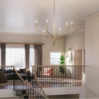 Kichler Lighting 52674CPZ Champagne Bronze Livadia 47.25 Inch 6 Light Chandelier In Champagne Bronze Image 4