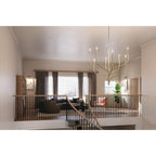 Kichler Lighting 52675CPZ Champagne Bronze Livadia 47.75 Inch 8 Light Chandelier In Champagne Bronze Image 2