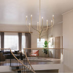 Kichler Lighting 52675CPZ Champagne Bronze Livadia 47.75 Inch 8 Light Chandelier In Champagne Bronze Image 6