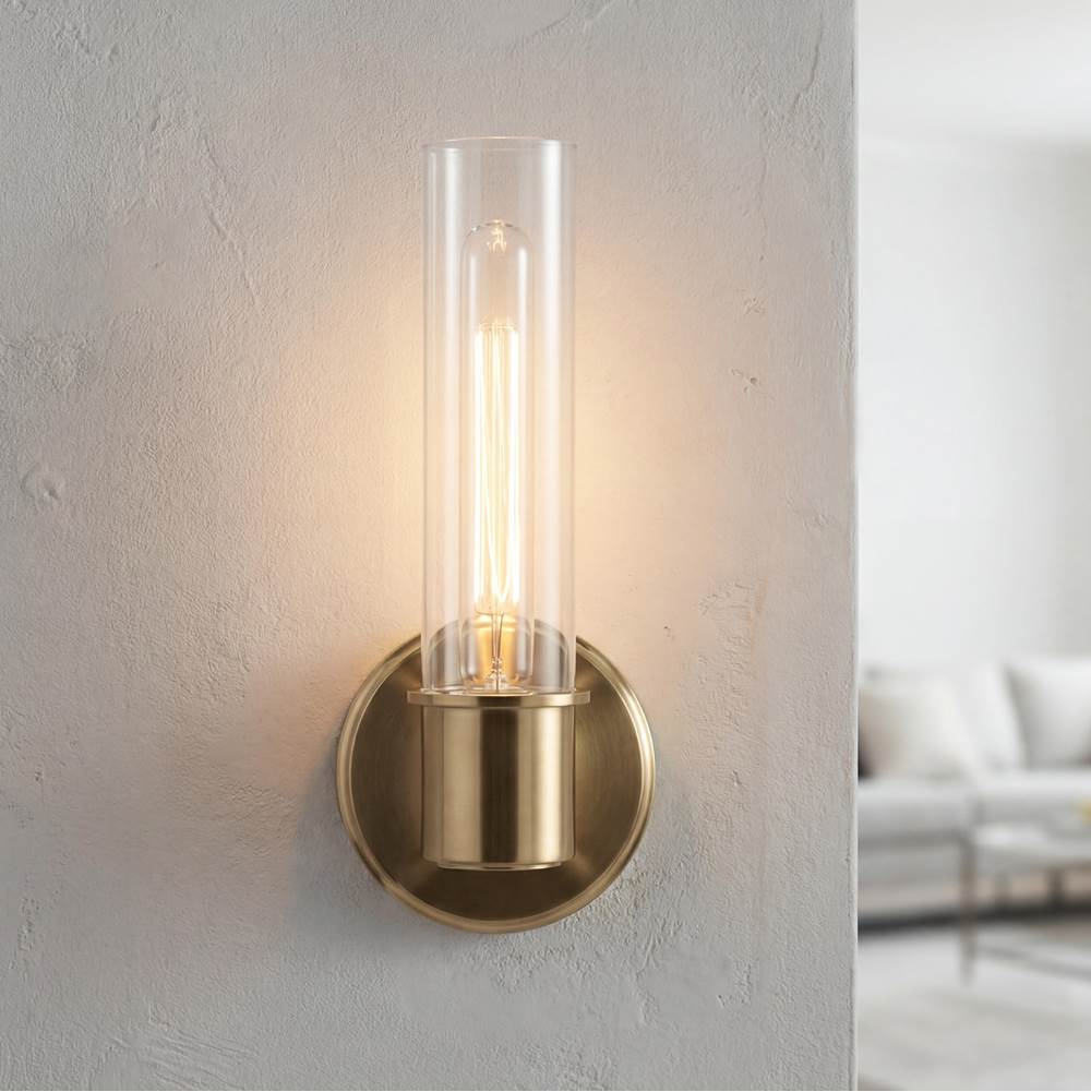 Kichler Lighting 52653CPZ Champagne Bronze Wall Sconce 1lt Image 1