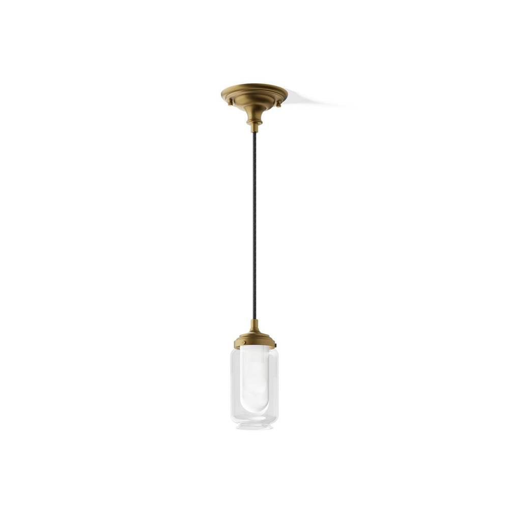 Kohler K-22653-PE01-2GL Brushed Moderne Brass Artifacts 4'' Pendant Image 1