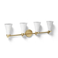 Kohler K-26849-SC04-2GL Brushed Modern Brass Simplice 4-light Sconce Image 1