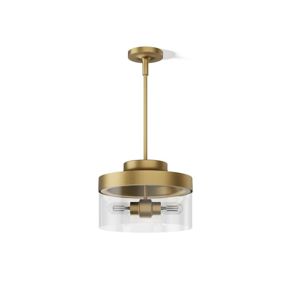 Kohler K-27265-PE02-2GL Brushed Moderne Brass Purist 12-1/2'' Pendant Image 1