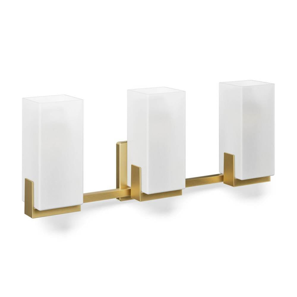 Kohler K-31494-SC03-2GL Brushed Moderne Brass Honesty Three-light Sconce Image 1