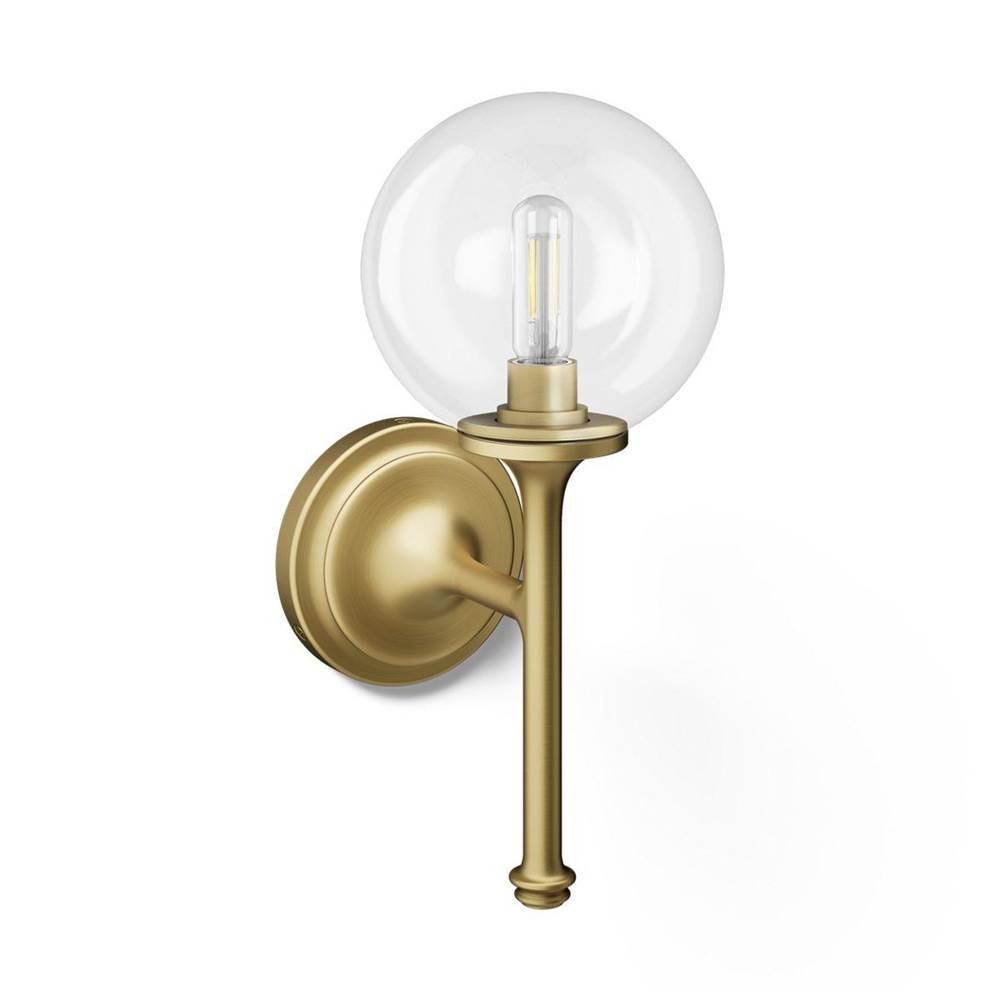Kohler K-31761-SC01-2GL Brushed Modern Brass Bellera 1 Light Sconce Image 1