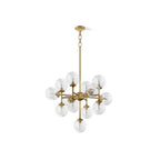 Kohler K-31767-CH13-2GL Brushed Modern Brass Bellera 13 Light Chandelier Image 1