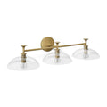 Kohler K-31770-SC03-2GL Brushed Moderne Brass Tone Three-light Sconce Image 1