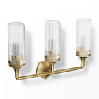 Kohler K-31778-SC03-2GL Brushed Moderne Brass Occasion Three-light Sconce Image 1