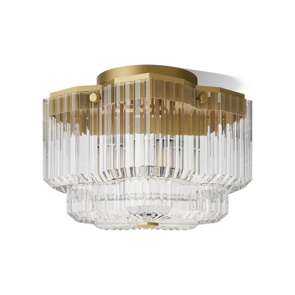 Kohler K-31780-FM03-2GL Brushed Moderne Brass Occasion 15'' Flush-mount Image 1