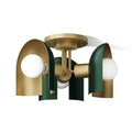 Kohler K-31786-FM03-6GL Jade w/Brushed Moderne Brass Accents Jabot 3-13/16'' Flush-mount Image 1