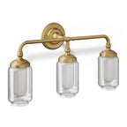 Kohler K-32806-SC03-2GL Brushed Moderne Brass Artifacts Three-light Sconce Image 1