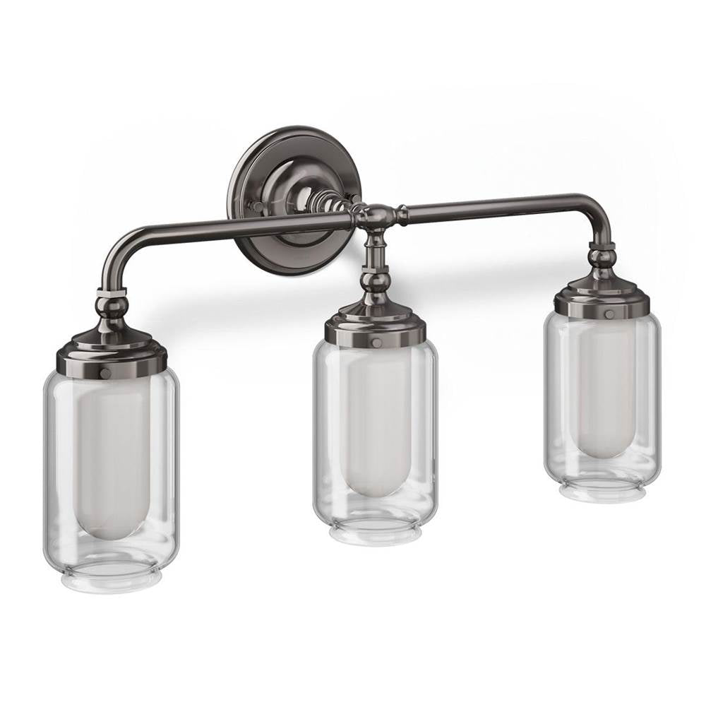 Kohler K-32806-SC03-TTL Titanium Artifacts Three-light Sconce Image 1