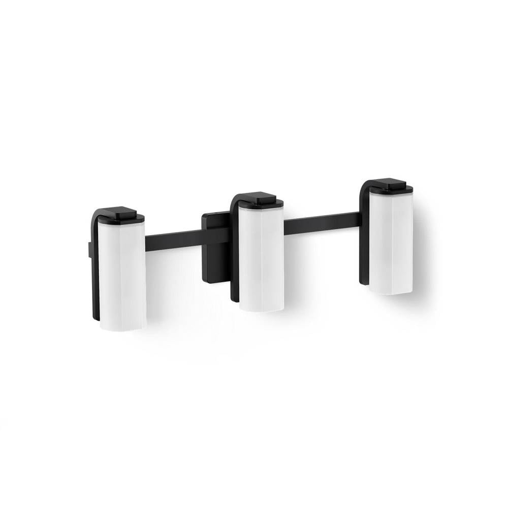 Kohler K-35115-SC03-BLL Matte Black Parallel Three-light Sconce Image 1