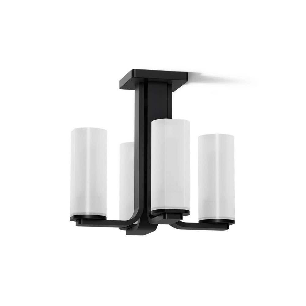 Kohler K-35116-FM04-BLL Matte Black Parallel 13-5/16'' Flush-mount Image 1