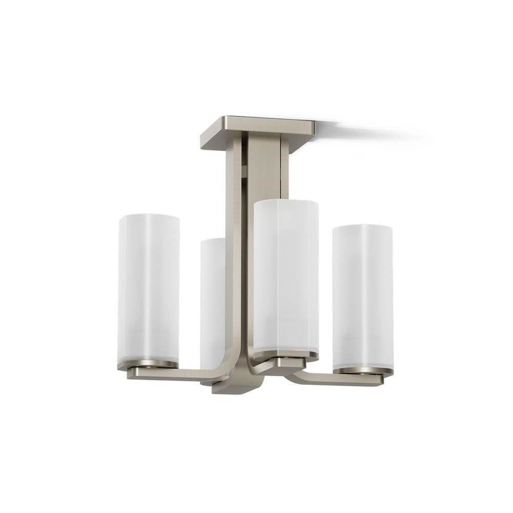 Kohler K-35116-FM04-BNL Brushed Nickel Parallel 13-5/16'' Flush-mount Image 1